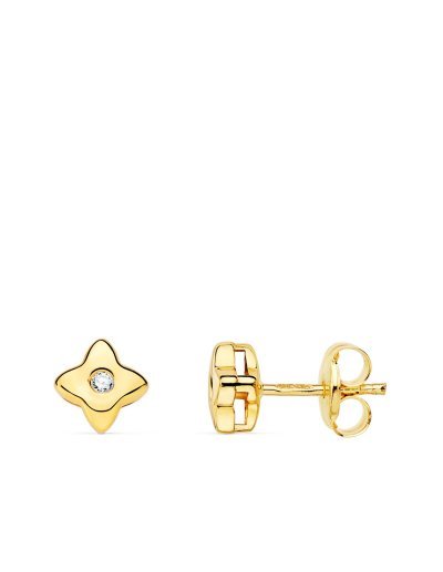 18K PENDIENTES ORO AMARILLO...