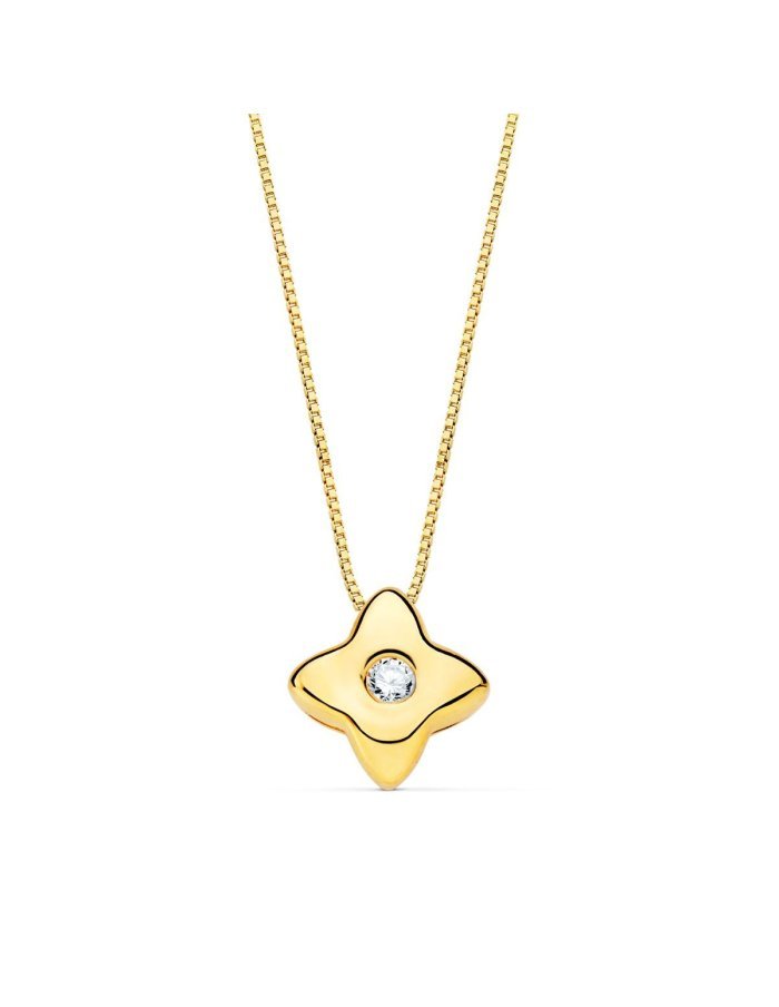 18K GARGANTILLA ORO AMARILLO ESTRELLA...