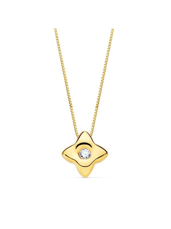 18K GARGANTILLA ORO AMARILLO ESTRELLA...