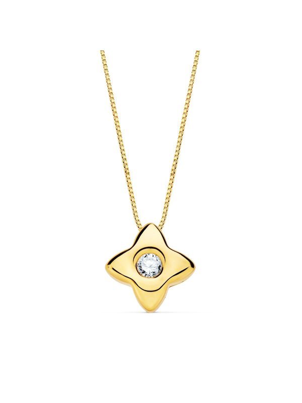 18K GARGANTILLA ORO AMARILLO ESTRELLA...