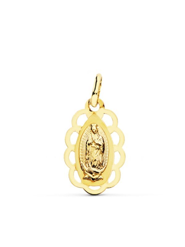 18K MEDALLA ORO AMARILLO VIRGEN DE...