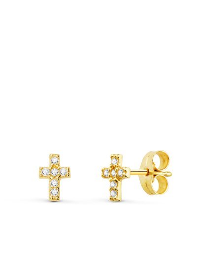 18K PENDIENTES ORO AMARILLO...