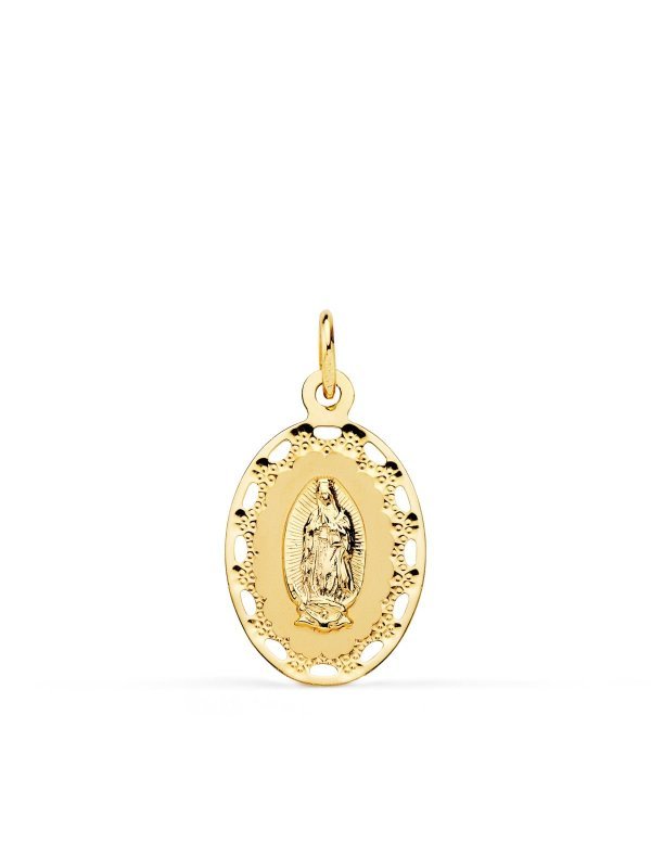 18K MEDALLA ORO AMARILLO VIRGEN DE...