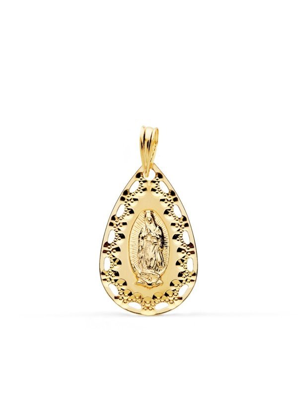18K MEDALLA ORO AMARILLO VIRGEN DE...