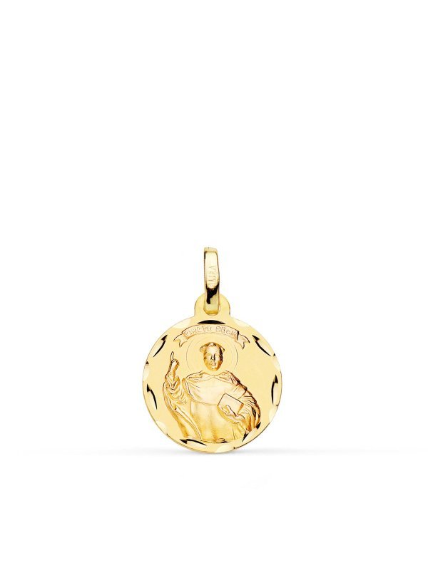 18K MEDALLA ORO AMARILLO SAN VICENTE...