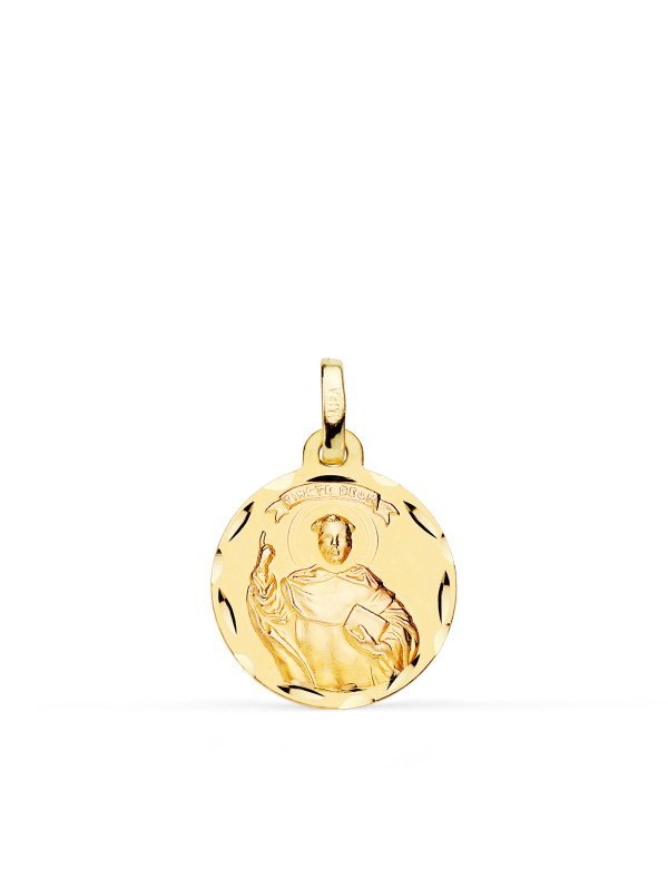 18K MEDALLA ORO AMARILLO SAN VICENTE...