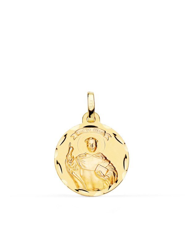 18K MEDALLA ORO AMARILLO SAN VICENTE...