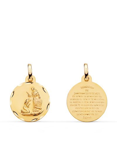 18K MEDALLA BENDICION DE...
