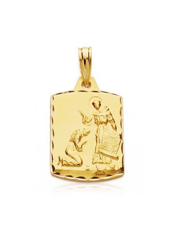 18K MEDALLA BENDICION DE SAN...