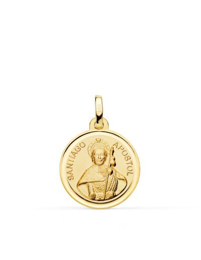 18K MEDALLA SANTIAGO...