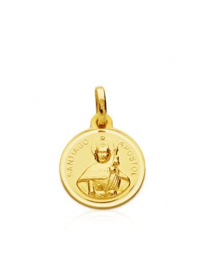18K MEDALLA SANTIAGO...