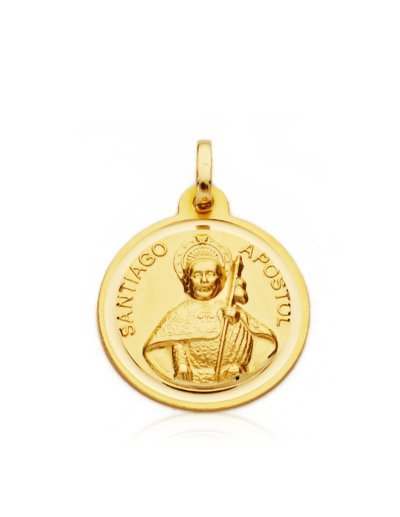 18K MEDALLA SANTIAGO...