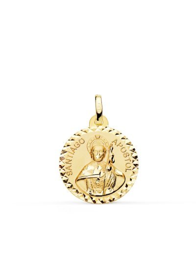 18K MEDALLA SANTIAGO...