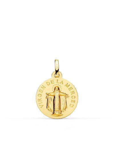 18K MEDALLA ORO AMARILLO...