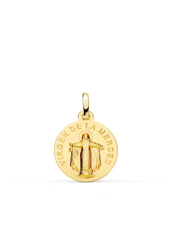18K MEDALLA ORO AMARILLO VIRGEN DE LA...