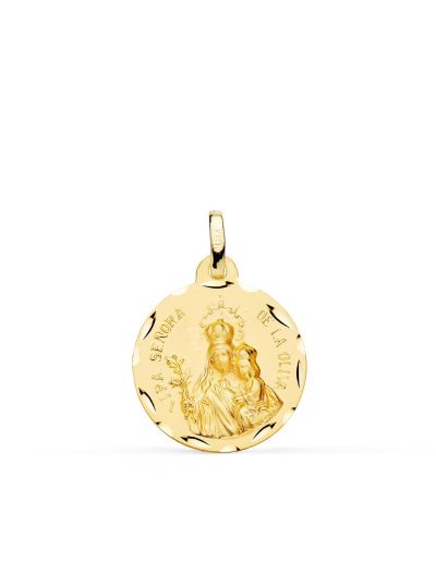 18K MEDALLA ORO AMARILLO...