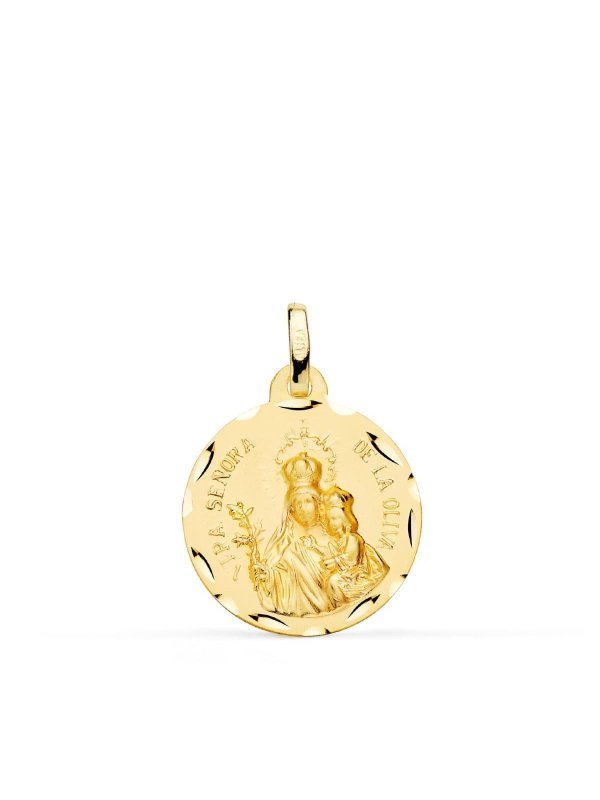 18K MEDALLA ORO AMARILLO VIRGEN DE LA...