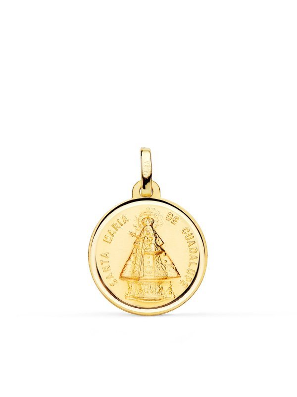 18K MEDALLA VIRGEN SANTA MARIA DE...