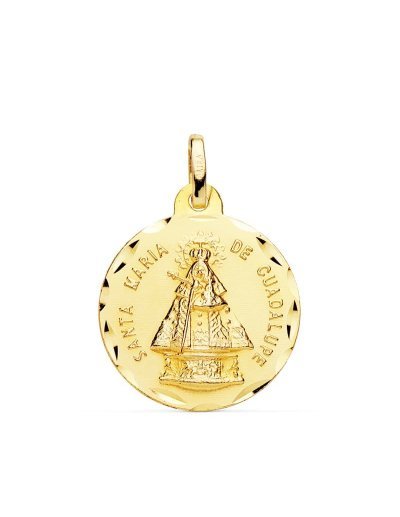 18K MEDALLA VIRGEN SANTA...