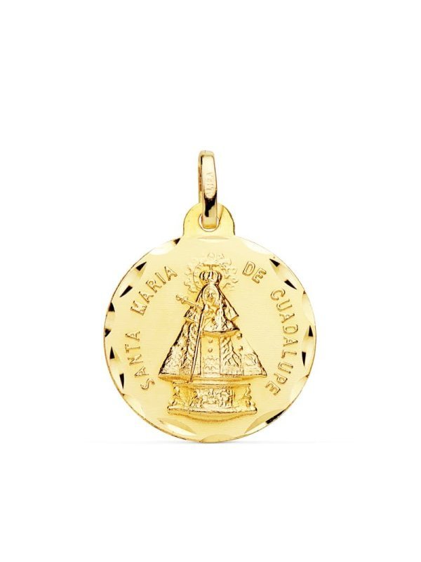 18K MEDALLA VIRGEN SANTA MARIA DE...