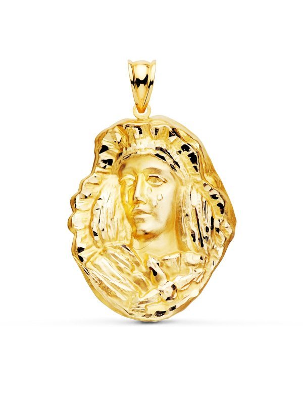 18K MEDALLA ESPERANZA DE TRIANA...