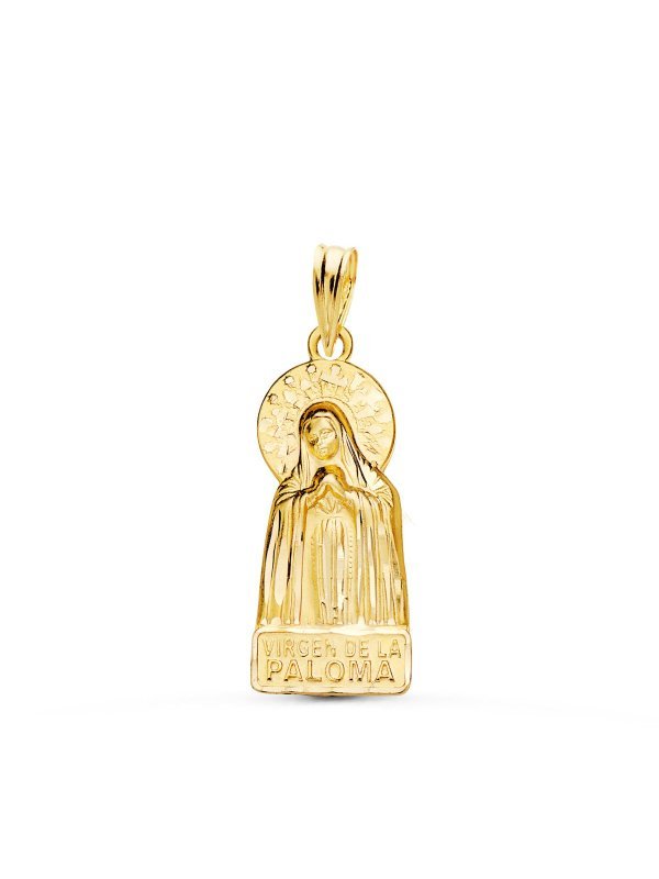 18K MEDALLA VIRGEN DE LA PALOMA...