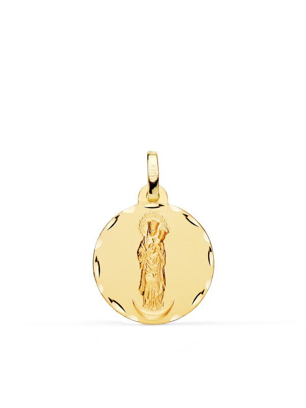 18K MEDALLA ORO AMARILLO VIRGEN DE LA...