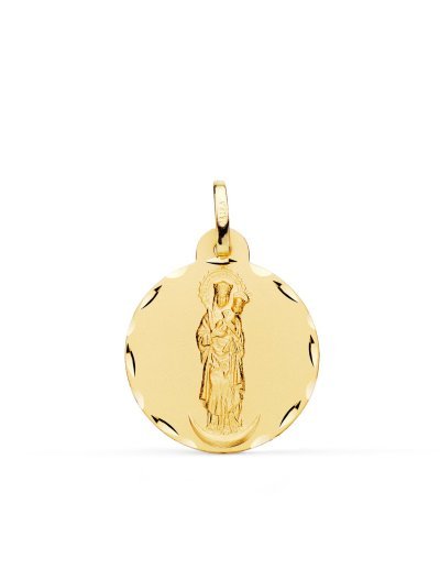 18K MEDALLA VIRGEN DE LA...