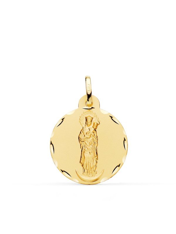 18K MEDALLA VIRGEN DE LA ALMUDENA 20 MM