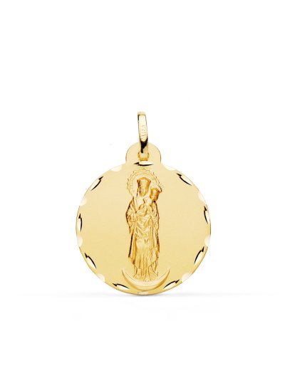 18K MEDALLA VIRGEN DE LA...