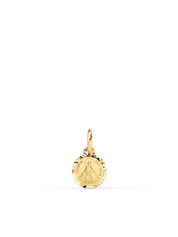 18K MEDALLA ORO AMARILLO MINI VIRGEN...