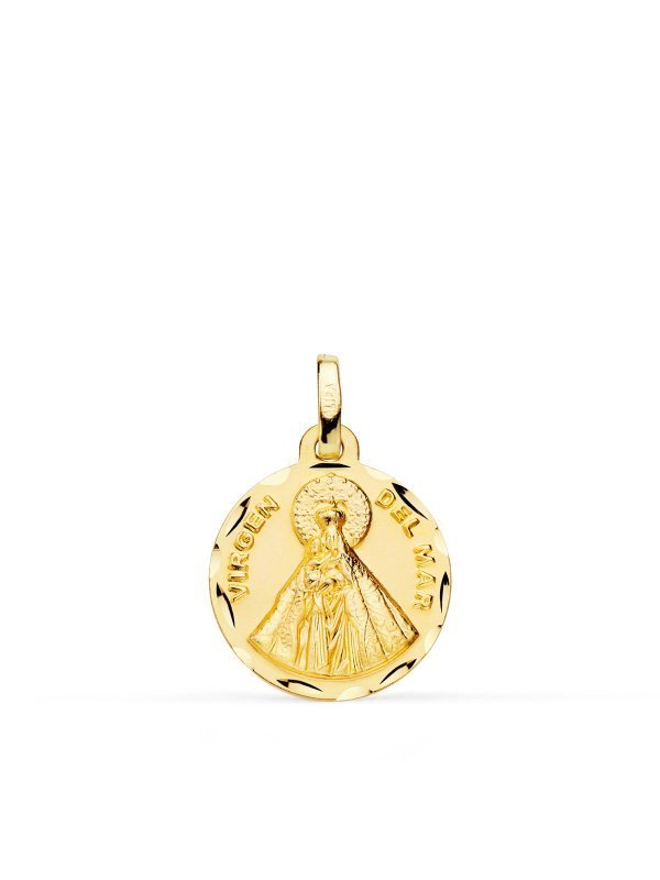 18K MEDALLA ORO AMARILLO VIRGEN DEL...