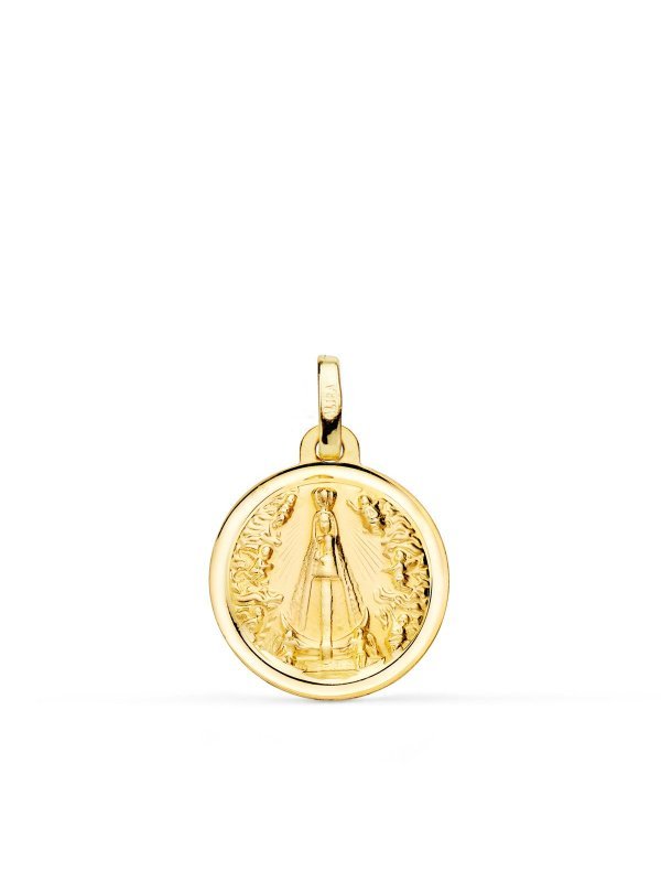 18K MEDALLA VIRGEN NUESTRA SEÑORA DE...