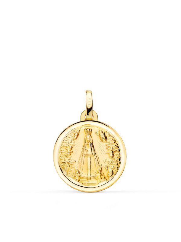 18K MEDALLA VIRGEN NUESTRA SEÑORA DE...