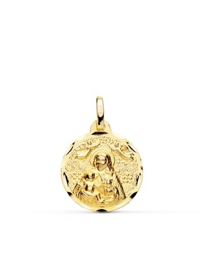 18K MEDALLA VIRGEN DE LA...