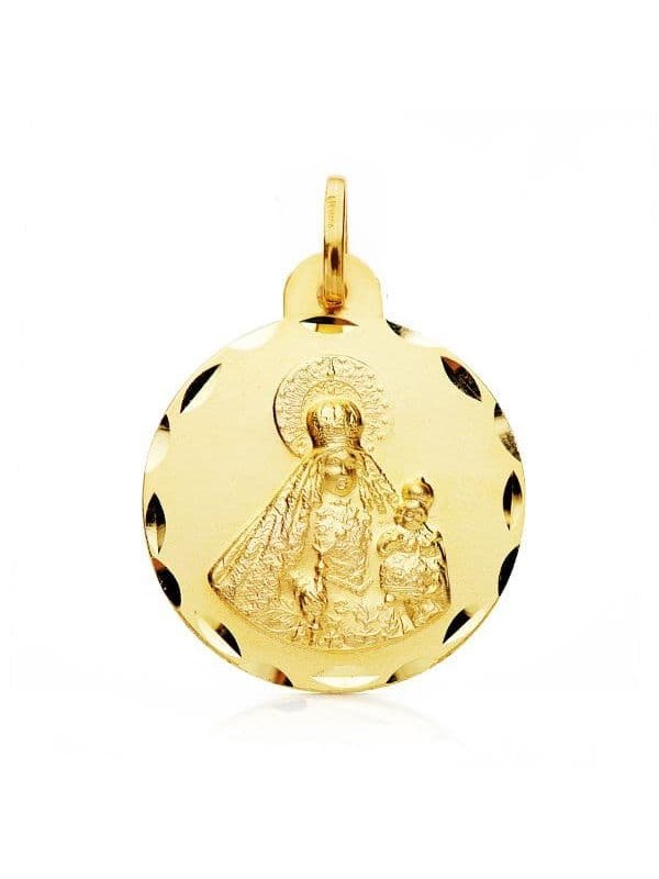 18K MEDALLA VIRGEN DEL ROSARIO...