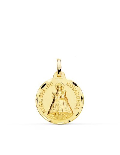 18K MEDALLA DE LA VIRGEN DE...