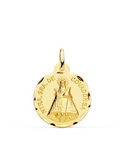 18K MEDALLA DE LA VIRGEN DE...