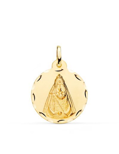 18K MEDALLA VIRGEN NEGRA...
