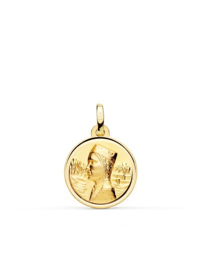 18K MEDALLA VIRGEN DE...