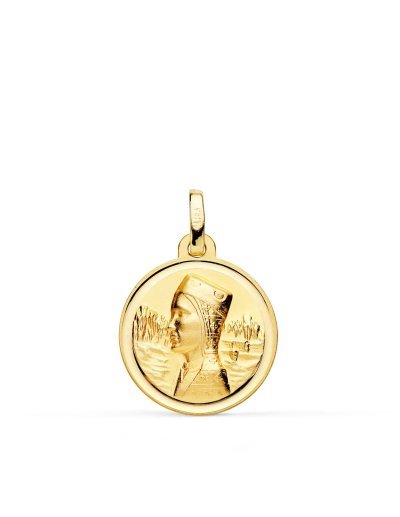 18K MEDALLA VIRGEN DE...