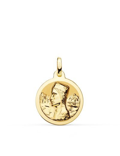 18K MEDALLA VIRGEN DE...