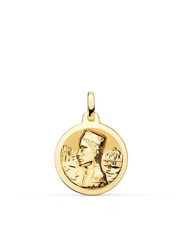 18K MEDALLA VIRGEN DE MONTSERRAT...