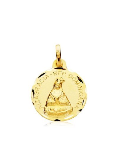 18K MEDALLA VIRGEN DE...