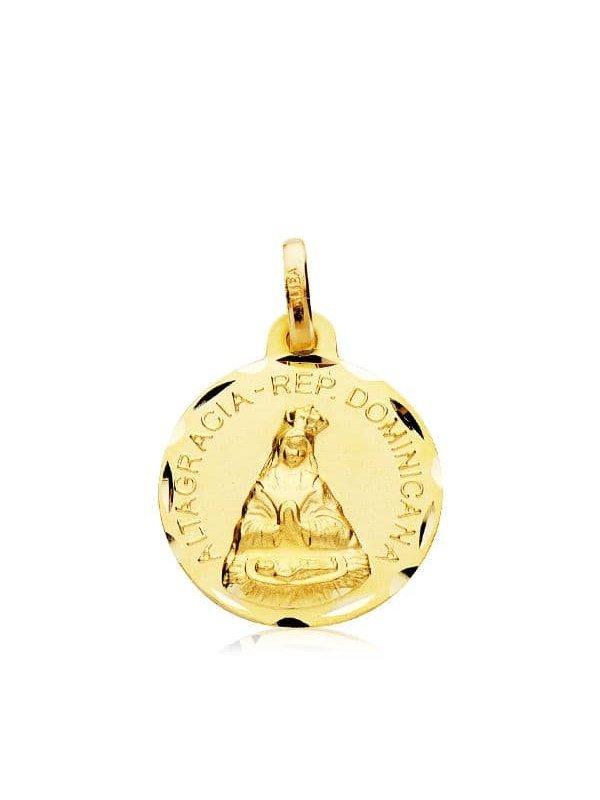 18K MEDALLA VIRGEN DE ALTAGRACIA...