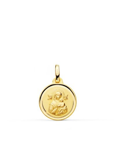 18K MEDALLA VIRGEN DEL...