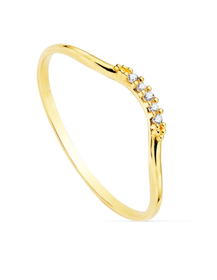 18K SORTIJA ORO AMARILLO DIAMANTES...