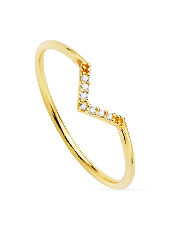18K SORTIJA ORO AMARILLO 7 DIAMANTES...