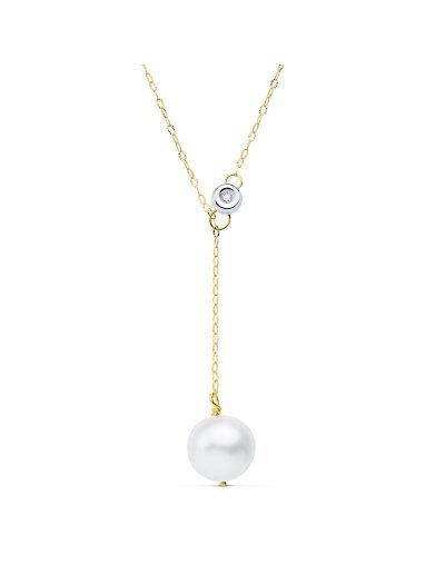 18K GARGANTILLA PERLA 12 MM...
