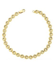 18K PULSERA RIVIERE ORO...
